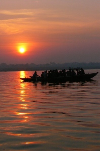 Sunrise in Varanasi.